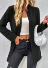 Kadın Uzun Kollu önü Açık Uzun Modal Ceket