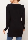 Kadın Uzun Kollu V Yaka Triko Bluz