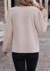Kadın Uzun Kollu V Yakalı Aerobin Bluz