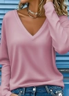 Kadın Uzun Kollu V Yakalı Dalgıç Bluz