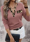 Kadın Uzun Kollu V Yakalı Kaşkorse Bluz