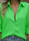 Kadın Uzun Kollu Yakalı önden Düğmeli Gömlek