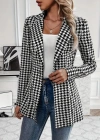 Kadın Uzun Kollu Yakalı önden Düğmeli Kazayağı Dokuma Ceket