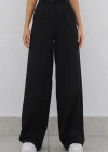 Kadın Yüksek Bel Cepli Ithal Krep Pantolon