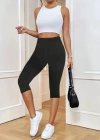 Kadın Yüksek Bel Dalgıç Midi Tayt
