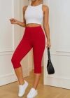 Kadın Yüksek Bel Dalgıç Midi Tayt