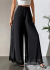 Kadın Yüksek Bel Geniş Paçalı şifon Pantolon