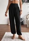 Kadın Yüksel Bel Yoğun Büzgü Detaylı Aerobin Pantolon