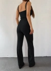 Kadın Zincir Askılı Krop Ithal Krep Bluz Ve Pantolon Ikili Takım