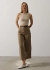 Kemer Pens Detaylı Pantolon  Haki