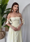 Khalesı Omuz Bağlamalı Elbise