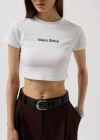 Nepo Baskılı Crop TShirt