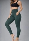 Nonofit Yüksek Bel Full Extra Toparlayıcı ikralı Ön Arka Ve Bilek Desenli Tayt  Çağla Yeşili