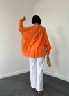 Oranj Tek Cepli Bedensiz Cruz Gömlek