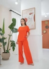 Oranj Thirt Ve Pantolon Takım