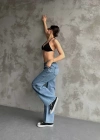 Palazzo Jeans Pantalon  avi