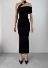 Reta Çapraz Omuz Elbise