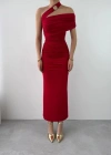 Reta Çapraz Omuz Elbise