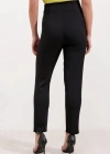 Siyah Yüksek Bel Kumaş Pantolon 6650