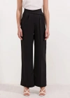Siyah Yüksek Bel Palazzo Pantolon 6646