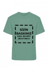 Tişört Tasarla 20/1 Kumaş  int Yeşili