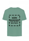 Tişört Tasarla 20/1 Kumaş  int Yeşili