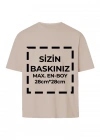 Tişört Tasarla 24/1 Kumaş  Bej