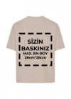 Tişört Tasarla 24/1 Kumaş  Bej