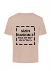 Tişört Tasarla Thirt 20/1 Kumaş  Bej