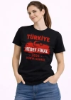 TÜRKİYE Baskılı Tişört Ay Yıldız 2026 Dünya Kupası Taraftar Forma Thirt  iyah