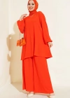 Turuncu Tunik Pantolon Alt Üst Takım 6663