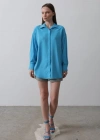 Uzun Kol Gömlek  Turkuaz