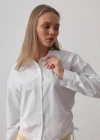 Yanları Bağlamalı Basic Gömlek  Beyaz