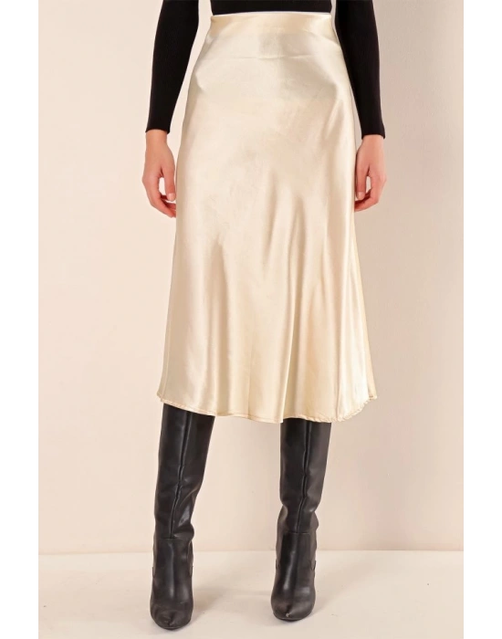 15806 Saten Etek  Krem