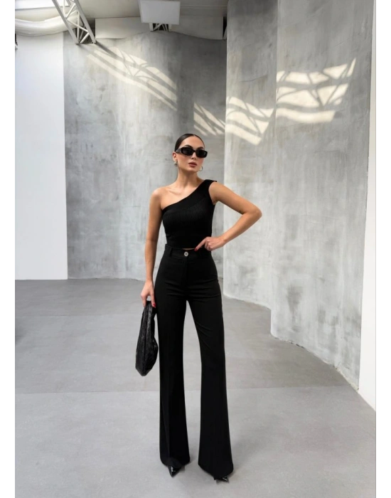 230 Gr Poly Viscose Full Lycra İspanyol Paça Pantolon