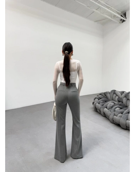 230 Gr Poly Viscose Full Lycra İspanyol Paça Pantolon