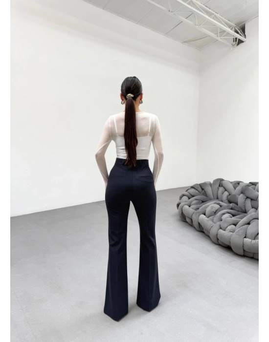 230 Gr Poly Viscose Full Lycra İspanyol Paça Pantolon