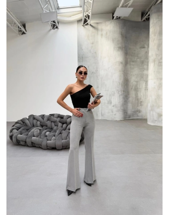 230 Gr Poly Viscose Full Lycra İspanyol Paça Pantolon