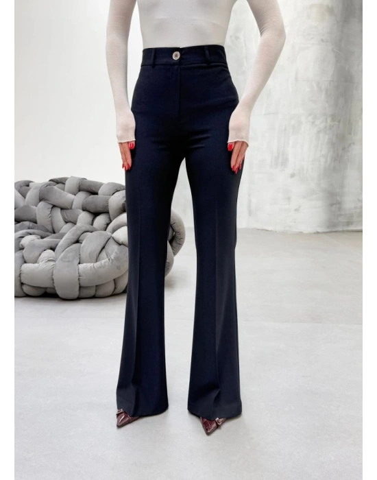 230 Gr Poly Viscose Full Lycra İspanyol Paça Pantolon