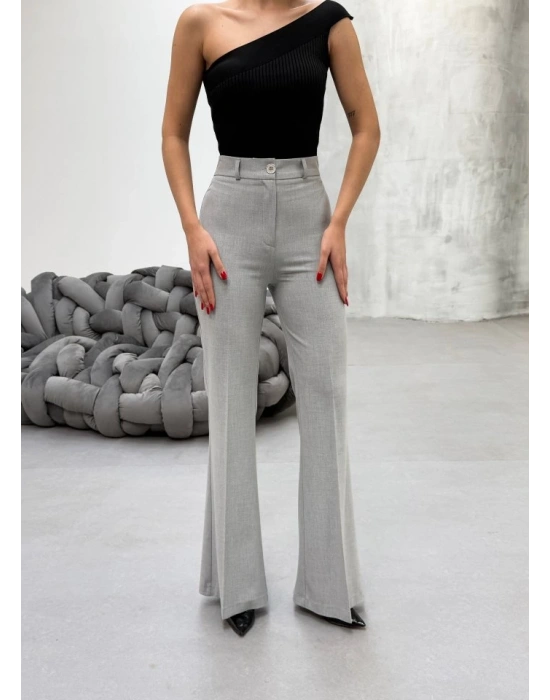 230 Gr Poly Viscose Full Lycra İspanyol Paça Pantolon