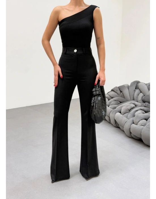 230 Gr Poly Viscose Full Lycra İspanyol Paça Pantolon