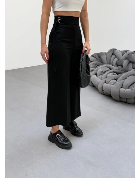 230 Gr Poly Viscose Full Lycra Metal Toka Aksesuarli Pantolon