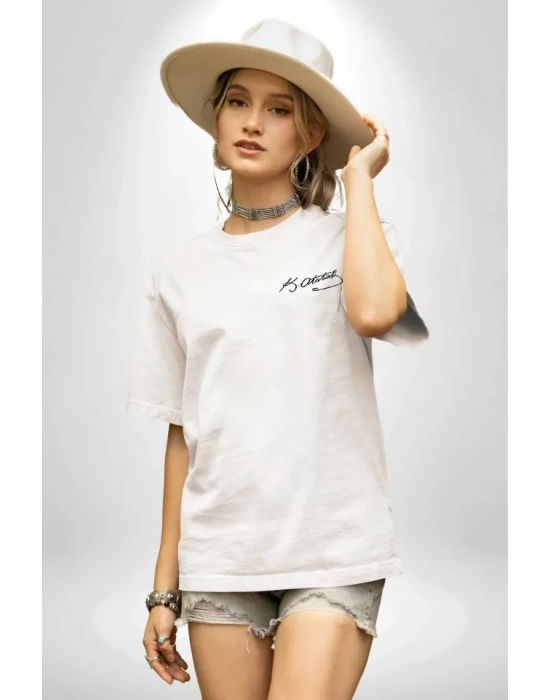 30 Ağustos Unisex Baskılı Tshirt  Beyaz