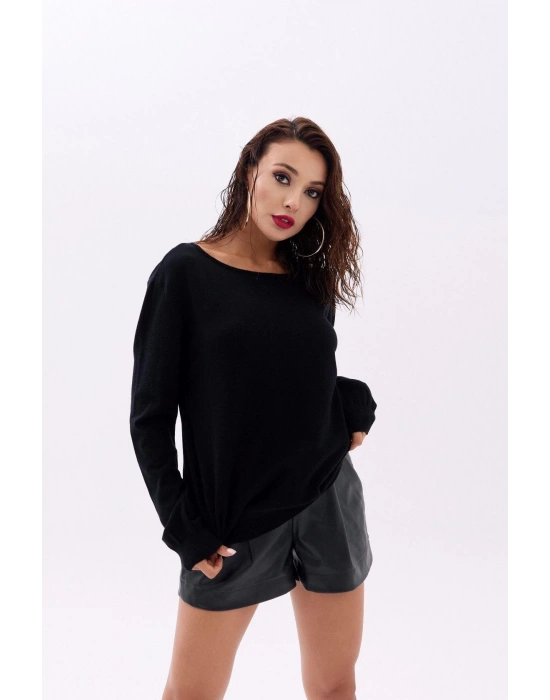 4216 TRİKO DÜZ SALAŞ KAZAKSİYAH