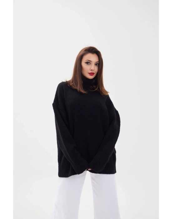 43151 TRİKO BALIKÇI SALAŞ KAZAKSİYAH