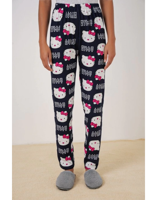 4323 Desenli Pijama Altı  A.Lacivert