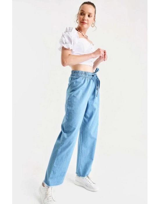 6469 BOL PAÇA JEANS PANTOLON  Mavi