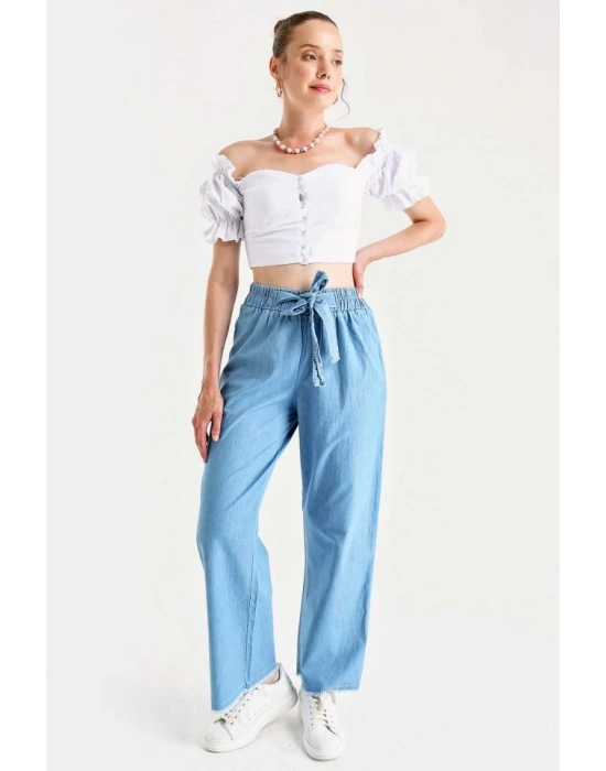 6469 BOL PAÇA JEANS PANTOLON  Mavi