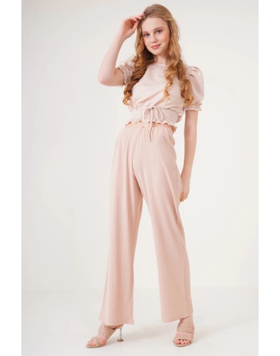 6543 Örme Pantolon  Bisküvi