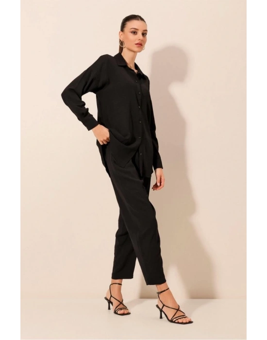 6593 Oversize İkili Takım  Siyah